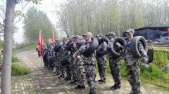 【连云港拓展活动】军事拓展训练项目：齐步走!